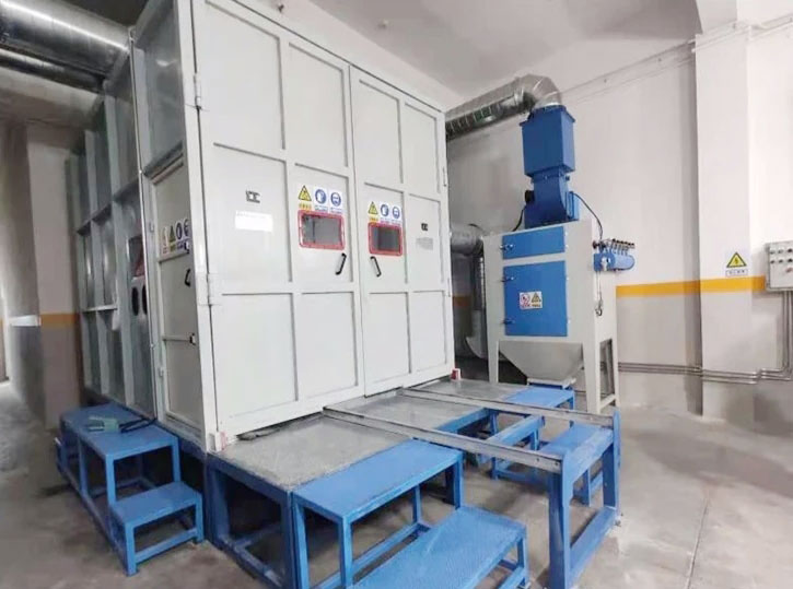 環(huán)保型自動(dòng)回收式噴砂房